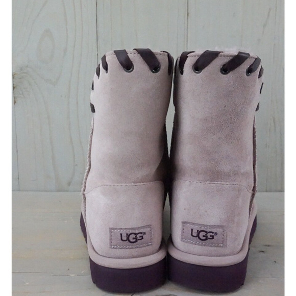 - ugg aidah dusk pink classic short boots us - Picture 4 of 6